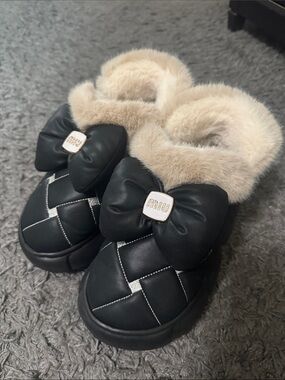 “MIU” or “FUTURE” ??? Not Positive. Very Soft and Comfortable Booties
